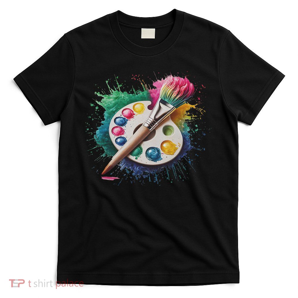 Paint Women Colourful Watercolour T-Shirt