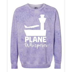 Plane Whisperer Charm Colorblast Crewneck Sweatshirt