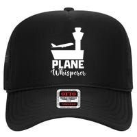 Plane Whisperer Charm High Crown Mesh Back Trucker Hat