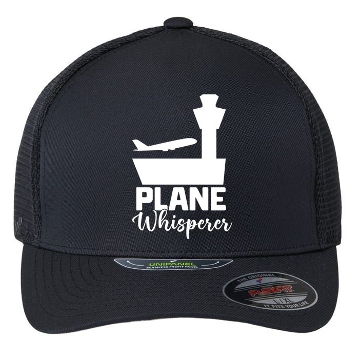 Plane Whisperer Charm Flexfit Unipanel Trucker Cap