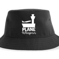 Plane Whisperer Charm Sustainable Bucket Hat