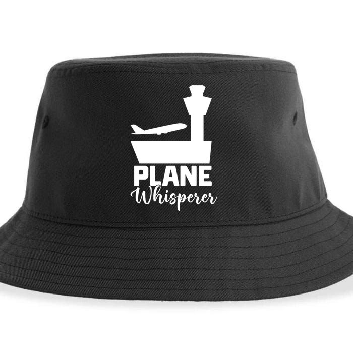 Plane Whisperer Charm Sustainable Bucket Hat