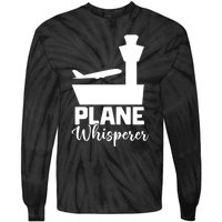 Plane Whisperer Charm Tie-Dye Long Sleeve Shirt