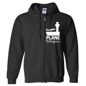 Plane Whisperer Charm Full Zip Hoodie