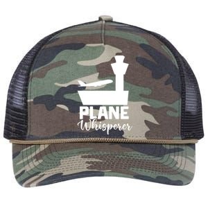 Plane Whisperer Charm Retro Rope Trucker Hat Cap