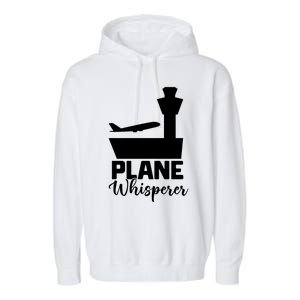 Plane Whisperer Charm Garment-Dyed Fleece Hoodie