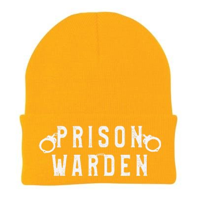 Prison Warden Correctional Prison Officer Halloween Costume Knit Cap Winter Beanie