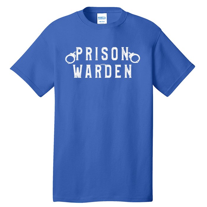 Prison Warden Correctional Prison Officer Halloween Costume Tall T-Shirt