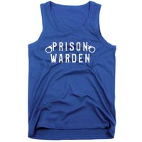 Prison Warden Correctional Prison Officer Halloween Costume Tank Top