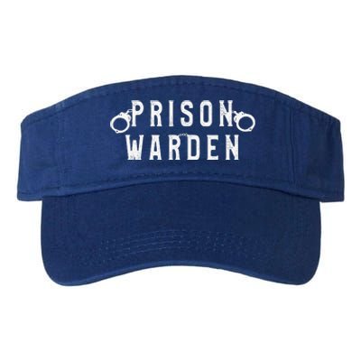 Prison Warden Correctional Prison Officer Halloween Costume Valucap Bio-Washed Visor