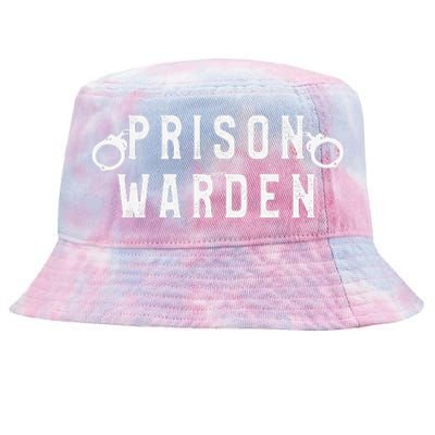 Prison Warden Correctional Prison Officer Halloween Costume Tie-Dyed Bucket Hat