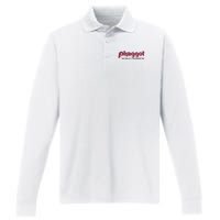 Phaggot World Champion Performance Long Sleeve Polo