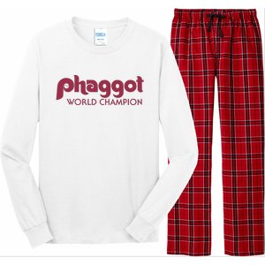 Phaggot World Champion Long Sleeve Pajama Set