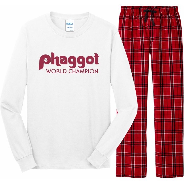 Phaggot World Champion Long Sleeve Pajama Set