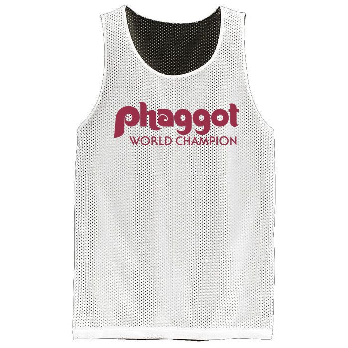 Phaggot World Champion Mesh Reversible Basketball Jersey Tank