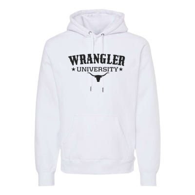 Pink Western Country Premium Hoodie