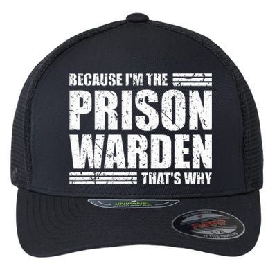 Prison Warden Costume Jail Corrections Officer Halloween Flexfit Unipanel Trucker Cap