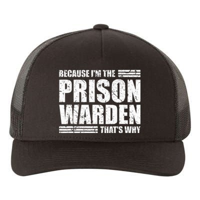 Prison Warden Costume Jail Corrections Officer Halloween Yupoong Adult 5-Panel Trucker Hat