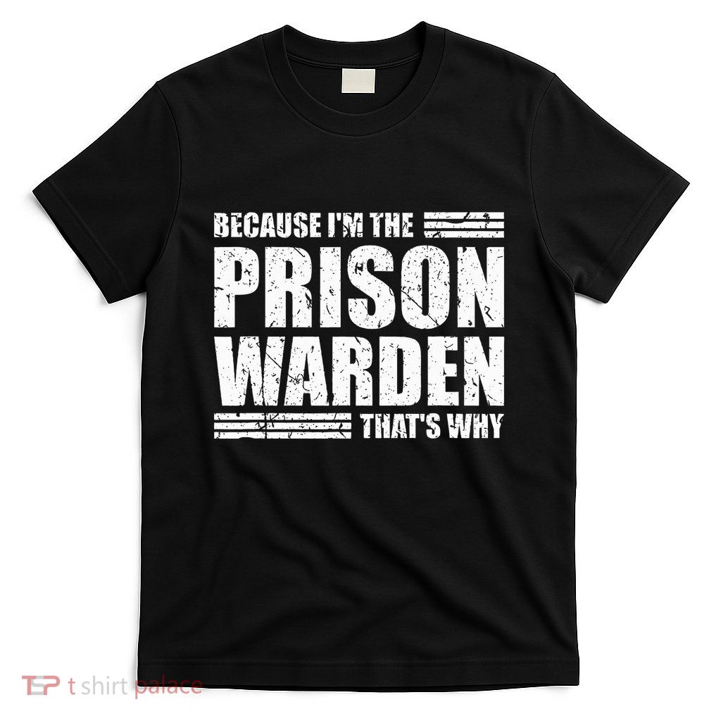Prison Warden Costume Jail Corrections Officer Halloween T-Shirt
