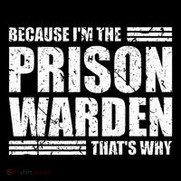 Prison Warden Costume Jail Corrections Officer Halloween T-Shirt