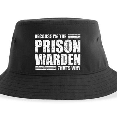 Prison Warden Costume Jail Corrections Officer Halloween Sustainable Bucket Hat