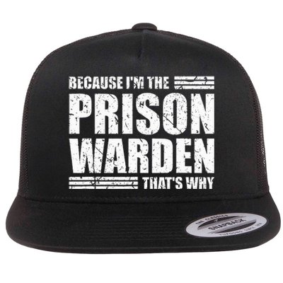 Prison Warden Costume Jail Corrections Officer Halloween Flat Bill Trucker Hat