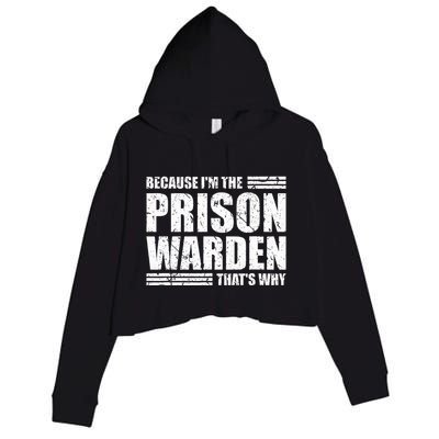 Prison Warden Costume Jail Corrections Officer Halloween Crop Fleece Hoodie