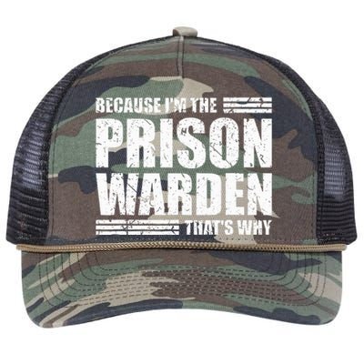 Prison Warden Costume Jail Corrections Officer Halloween Retro Rope Trucker Hat Cap