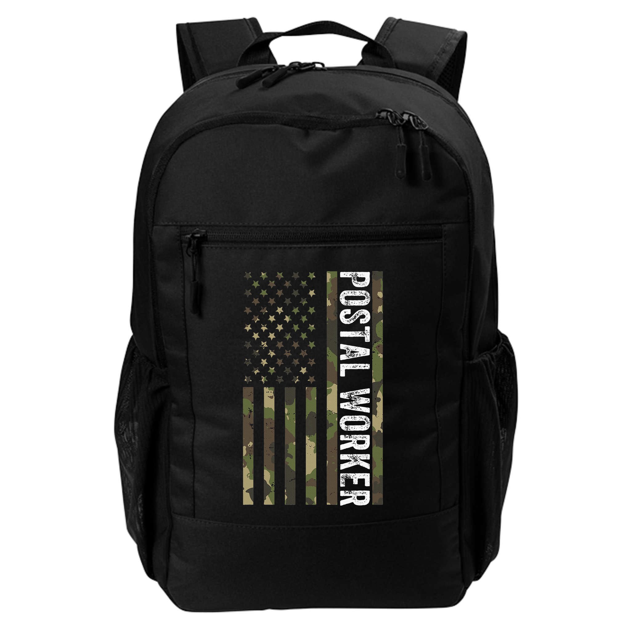 Postal Worker Camouflage American Flag Us Postal Service Backpack