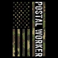 Postal Worker Camouflage American Flag Us Postal Service Backpack