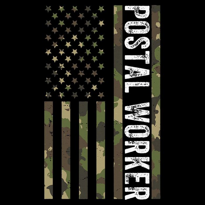 Postal Worker Camouflage American Flag Us Postal Service Backpack