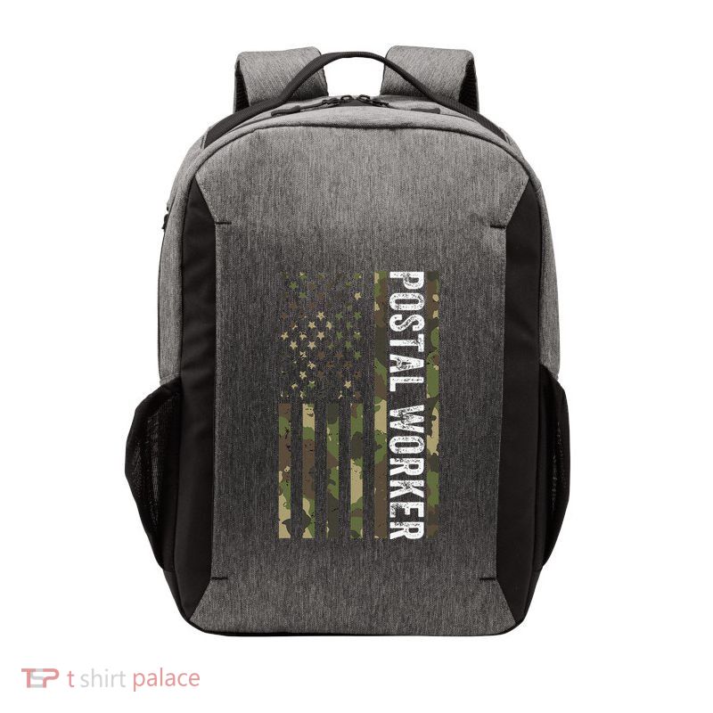Postal Worker Camouflage American Flag Us Postal Service Vector Backpack