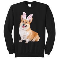 Pembroke Welsh Corgi Wearing Easter Bunny Ears Dog Sweatshirt