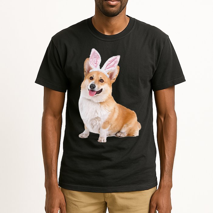 Pembroke Welsh Corgi Wearing Easter Bunny Ears Dog Tall T-Shirt