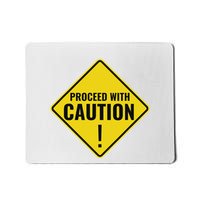 Proceed With Caution Road Traffic Signal Light Rules Mousepad
