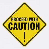 Proceed With Caution Road Traffic Signal Light Rules Mousepad