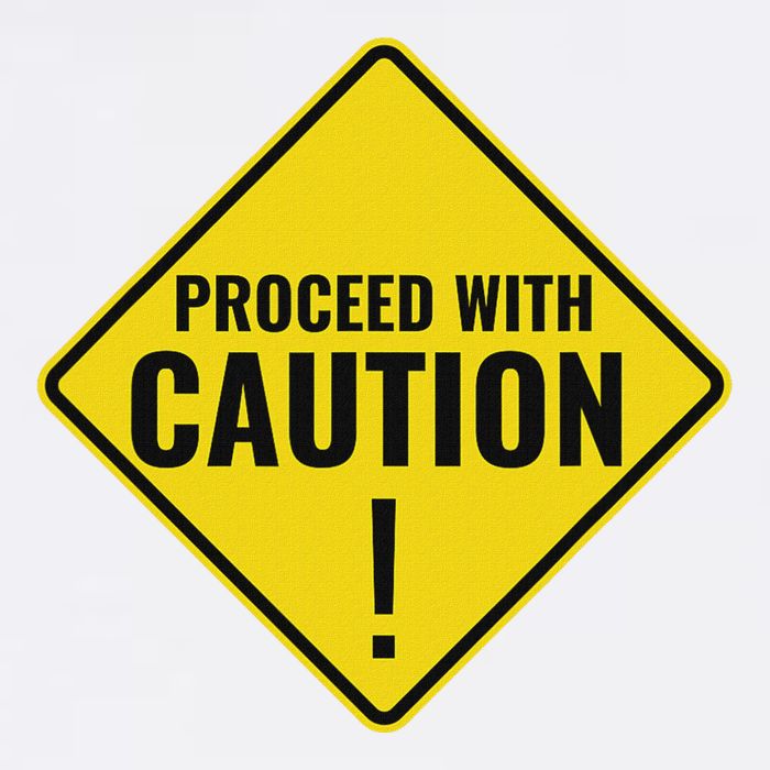 Proceed With Caution Road Traffic Signal Light Rules Mousepad
