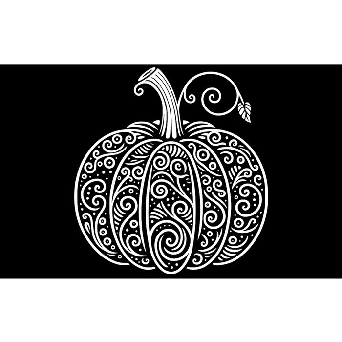 Pumpkin Women Cute Autumn Fall Thanksgiving Halloween Bumper Sticker