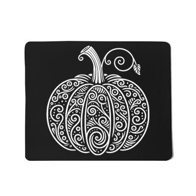 Pumpkin Women Cute Autumn Fall Thanksgiving Halloween Mousepad