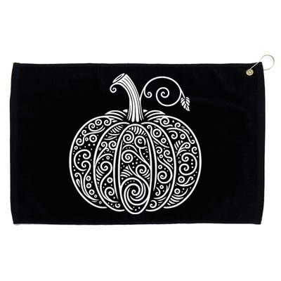 Pumpkin Women Cute Autumn Fall Thanksgiving Halloween Grommeted Golf Towel