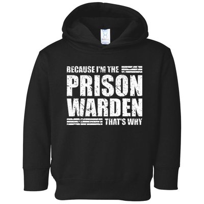 Prison Warden Costume Jail Corrections Officer Halloween Toddler Hoodie