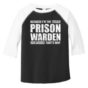 Prison Warden Costume Jail Corrections Officer Halloween Toddler Fine Jersey T-Shirt