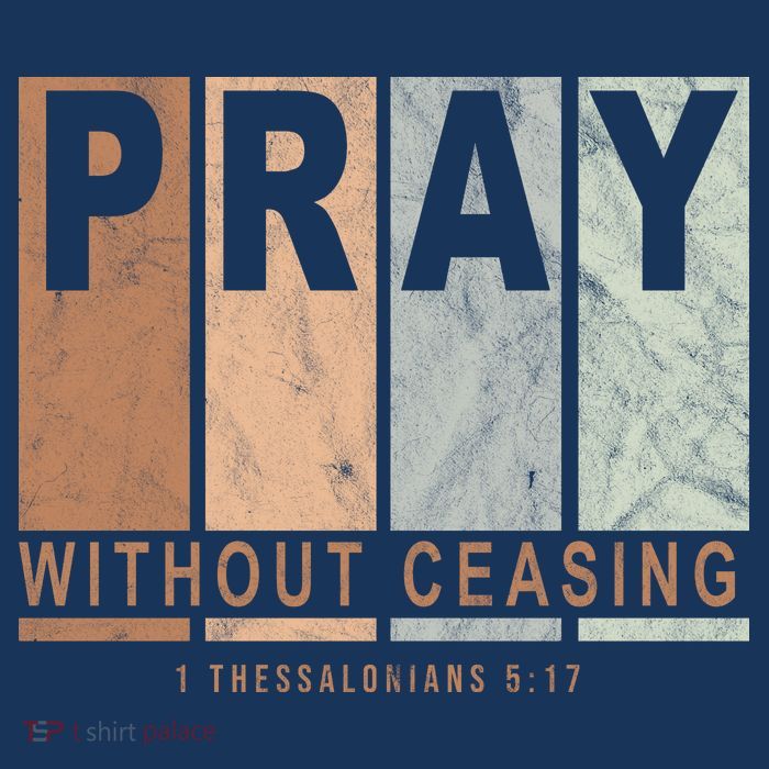 Pray Without Ceasing Thessalonians 5:17 Cool Comfort Performance Bucket Hat