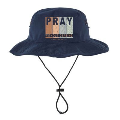 Pray Without Ceasing Thessalonians 5:17 Legacy Cool Fit Booney Bucket Hat