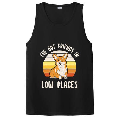 Pembroke Welsh Corgi Dog I've Got Friends In Low Places  PosiCharge Competitor Tank
