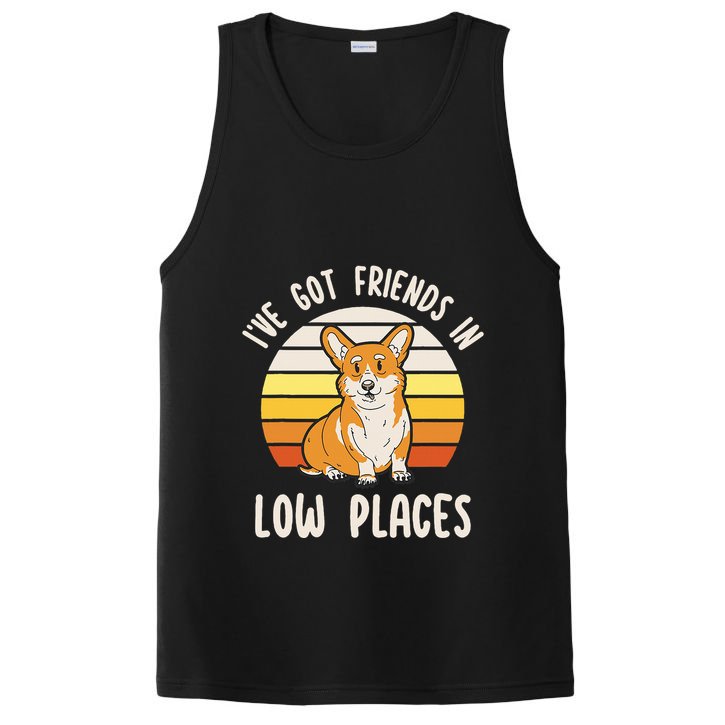 Pembroke Welsh Corgi Dog I've Got Friends In Low Places  PosiCharge Competitor Tank