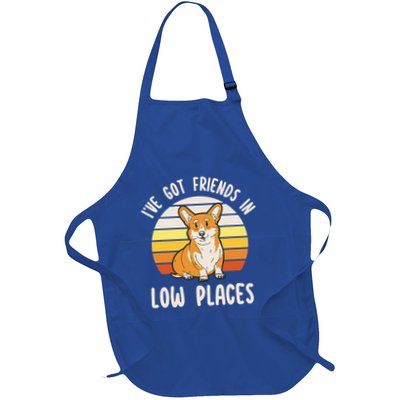 Pembroke Welsh Corgi Dog I've Got Friends In Low Places  Apron