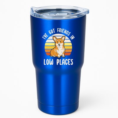 Pembroke Welsh Corgi Dog I've Got Friends In Low Places  Tumbler