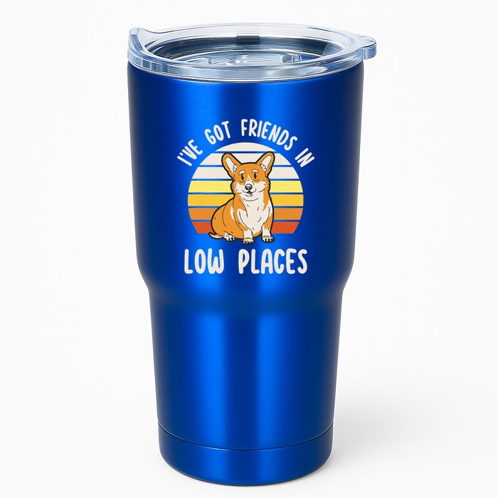 Pembroke Welsh Corgi Dog I've Got Friends In Low Places  Tumbler