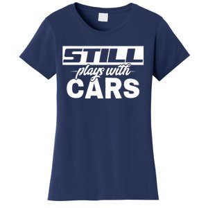 Plays With Cars Mechanic Women's T-Shirt